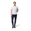 Rely Bazaar White Plain Half Sleeves T-shirt